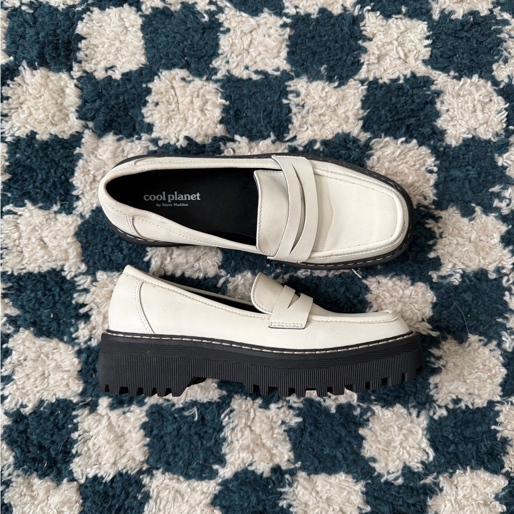 cool planet by Steve Madden platform chunky loafers